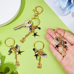 12шт 3 стиля сплава брелки KEYC-FH00061