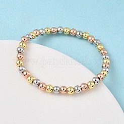 Латунные круглые браслеты из бисера для мужчин и женщин BJEW-B148-05C-M