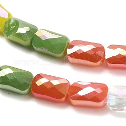 Стеклянные бусины с гальваническим покрытием &nbsp;EGLA-P068-01A-12