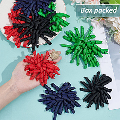 8 шт. 8 стиля цветочное самоклеящееся полиэфирное украшение&nbsp;DIY-BC0015-70