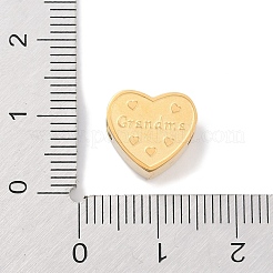 День матери 304 нержавеющая сталь европейские бусины&nbsp;STAS-K286-04J-G