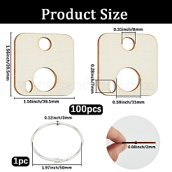 2 мешок досок для намотки деревянных ниток&nbsp;AJEW-GF0011-68B