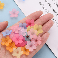 Матовые акриловые колпачки из бисера&nbsp;X-MACR-S371-08A