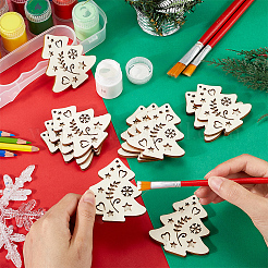 Украшения из деревянных подвесок своими руками WOOD-WH20007-02B