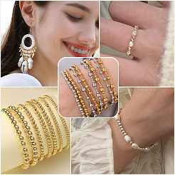 4000 шт. 4 цвета круглые пластиковые бусины-разделители ccb&nbsp;CCB-PA0001-05A