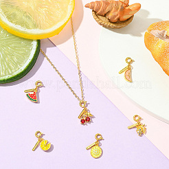 6шт 6 стиля латунные подвески&nbsp;KK-CJ0003-37