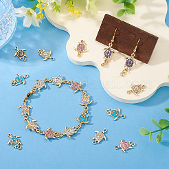 16 шт. подвески-соединители из сплава со стразами&nbsp;ALRI-TA0001-41