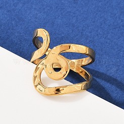 Кольца-манжеты из нержавеющей стали 304 для женщин RJEW-H255-01G-02