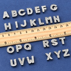 52 шт. 26 стиля алфавита сплав начальные слайд-шармы со стразами класса А ALRI-FS0001-08