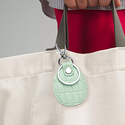 2 комплект брелоков-подвесок из коровьей кожи&nbsp;KEYC-CL0001-23B