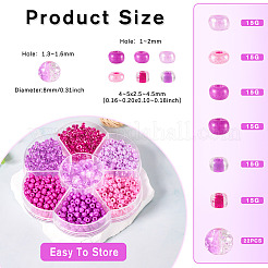 7 стиль стеклянных бусин&nbsp;SEED-TA0001-41F