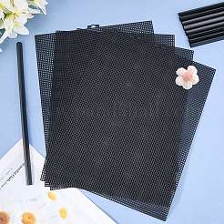 4 лист прямоугольный пластиковый сетчатый холст листы&nbsp;DIY-CP0012-72B