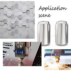 6 шт. 3-х стильный пустой алюминиевый лист&nbsp;ALUM-BC0001-70