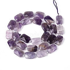 Природный аметист нитей бисера G-T139-71