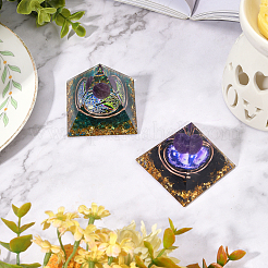 Кристаллические украшения дисплея эпоксидной смолы DJEW-WH0034-26B