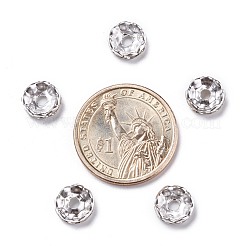 Железные хрустальные бусины-разделители со стразами RB-A007-10MM-S