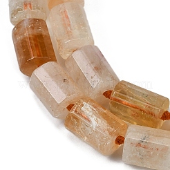 Природный желтый кварц нитей бисера G-G162-D07-02