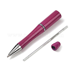 (распродажа бракованных ручек: окисление стержня ручки) пластиковые ручки с бусинами&nbsp;AJEW-XCP0003-46C