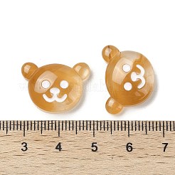 Кабошоны из полупрозрачной смолы с изображением животных&nbsp;RESI-M040-03