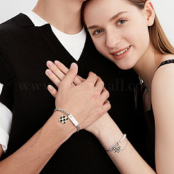 45 шт. 4 стиля подвески из сплава с эмалевым узором в клетку&nbsp;ENAM-AR0001-74