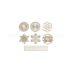 Подвесные украшения из деревянной доски&nbsp;WOOD-FG0001-50B