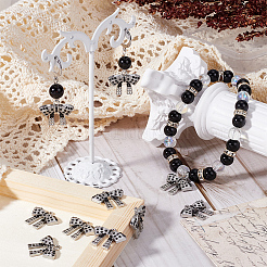 20шт стойка из сплава с покрытием со стразами FIND-SC0014-71