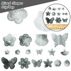 60 г прозрачных акриловых бусин OACR-FS0001-90D