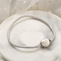 Латунь микро проложить кубического циркония браслеты ссылку&nbsp;LS-BJEW-S158-17P