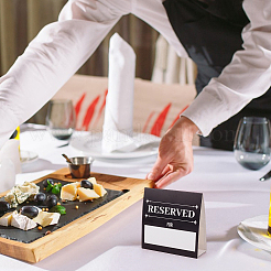 70 шт. бумажных табличек для зарезервированных столиков в ресторане отеля&nbsp;AJEW-PH0007-76