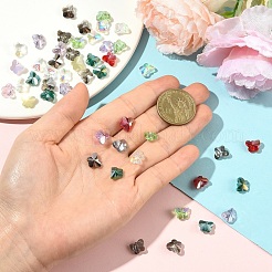 50 шт. Гальванические стеклянные бусины&nbsp;EGLA-YW0005-52