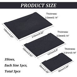 3 шт. 3-х стильный конверт-органайзер для кошелька из шерстяного фетра&nbsp;FIND-WR0006-70A