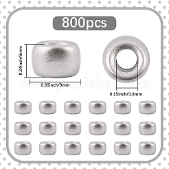 800 шт. окрашенные распылением пластиковые бусины KY-SP0001-55A
