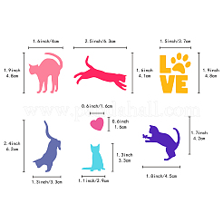 Трафареты для штампов из нержавеющей стали DIY-WH0238-142