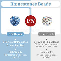 200 шт. Проложить бусины для дискотечного шара&nbsp;RB-PH0001-41A