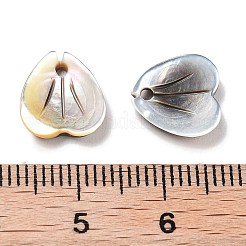 Подвески из натуральной черной ракушки SSHEL-D084-05A