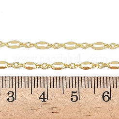 Цепочки-колье из латуни толщиной 3 мм NJEW-P339-02B-G