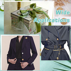 30 шт. пуговицы из цинкового сплава с 1 отверстиями BUTT-MA0001-14