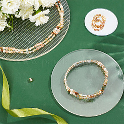 12 шт. латунные подвески-коннекторы с прозрачным кубическим цирконием KK-GO0001-32