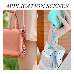 5 шт. окрашенное распылением железное пружинное затворное кольцо&nbsp;FIND-TA0008-67