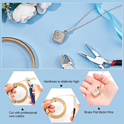 Латунная плоская проволока&nbsp;CWIR-WH0001-C01