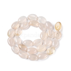 Натуральный белый агат бисер нитей G-M206-34