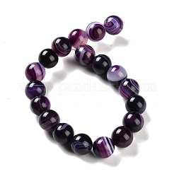 Натуральные полосатые агатовые / полосатые агатовые бусинки G-Z060-A01-C12