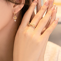 Женские кольца-бантики из стерлингового серебра 925 пробы&nbsp;FS-WGCDFEC-02