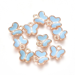 Эмалевые подвески из легкого позолоченного сплава&nbsp;PALLOY-CJC0001-25A