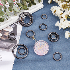 20 шт. 5-х стильное кольцо из сплава для пружинного затвора PALLOY-PH0001-72B