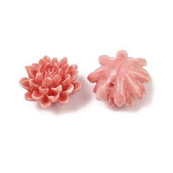 Резные бусины из синтетического коралла SHEL-Z003-03D-01