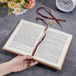 2 шт. закладка из воловьей кожи AJEW-WR00004