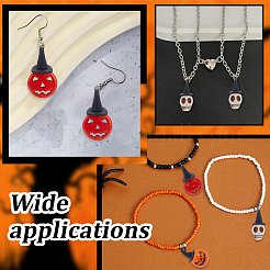 30 шт. 3 стиля подвески из синтетической бирюзы и сплава в стиле Хэллоуин FIND-AR0005-28