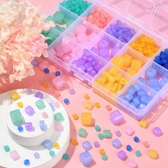 705шт 15 стиля имитация желе акриловые бусины MACR-YW0001-78