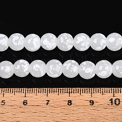 Краски для выпечки стеклянные бусины&nbsp;X1-DGLA-N015-8mm-01